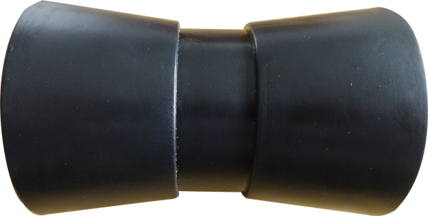 Kielrolle 130x81mm PVC, schwarz