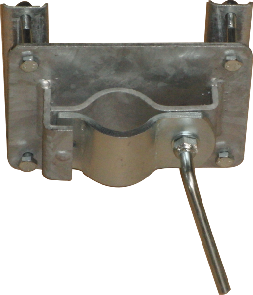Stützradschelle für Schaftdurchmesser 60mm auf Platte