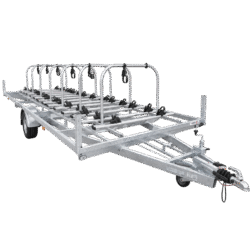 1350kg Fahrradanhänger – 14 Fahrräder / E-Bikes